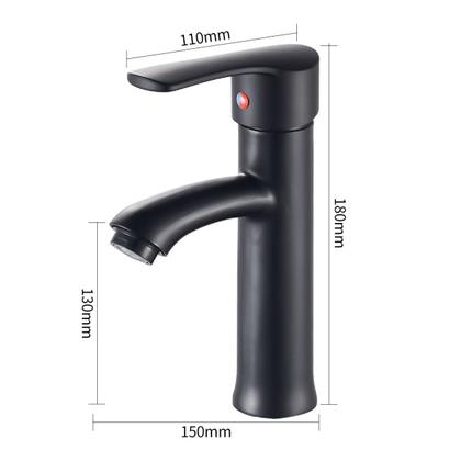 Imagem de Torneira Preta Agua Quente Fria Luxo Lavatório Banheiro