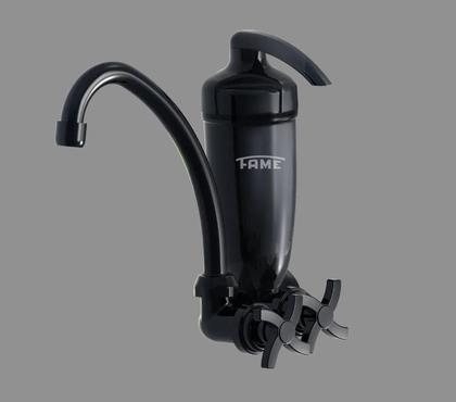 Imagem de Torneira Preta Com Filtro Acquafam Parede - Fame
