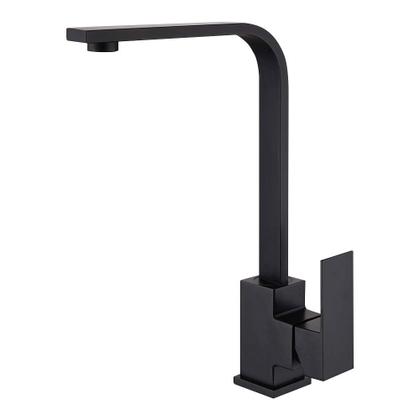 Imagem de Torneira Preta Luxo Monocomando Bancada Mesa 360º Articulada Pia Aerador Misturador Quente Frio Cozinha Banheiro