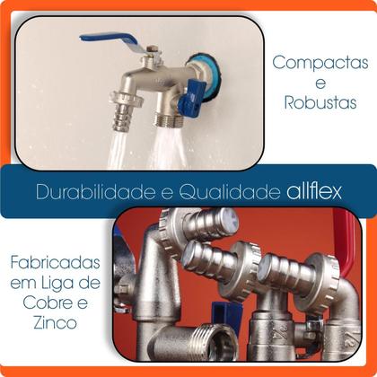 Imagem de Torneira Tanque Máquina Lavar Allflex 1/2x3/4