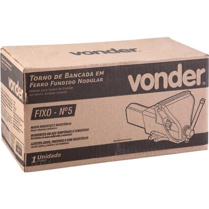 Imagem de Torno De Bancada Fixo N 5 Em Ferro Fundido Nodular Vonder