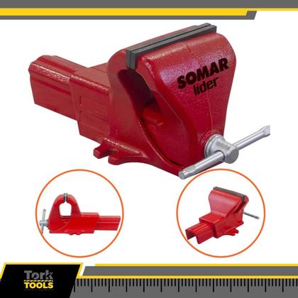 Imagem de Torno de Bancada Líder Nodular 8'' 203,2mm Somar