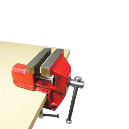 Imagem de Torno De Bancada Morsa Aço Base Fixa 2' 1/2 Eda Profissional