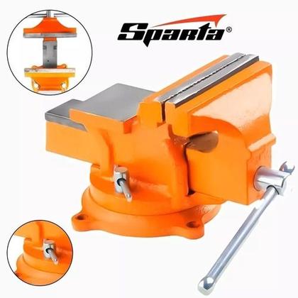 Torno Morsa De Bancada N5 125 Mm C/ Bigorna Giratoria Sparta