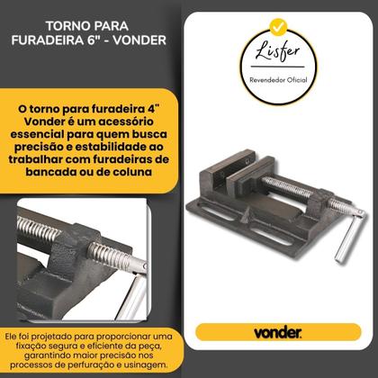 Imagem de Torno para Furadeira 4 polegadas - Vonder