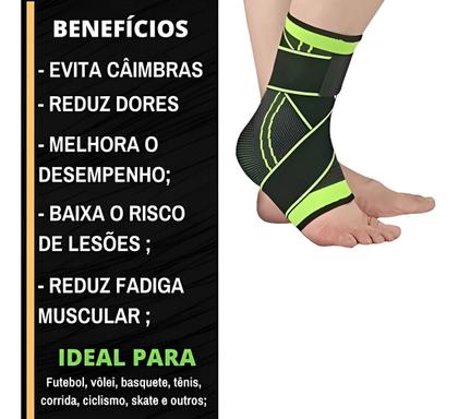 Imagem de Tornozeleira ajustável regulável tensor Ortopédico