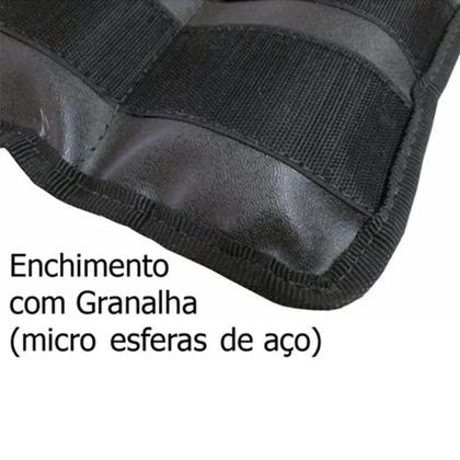 Imagem de Tornozeleira Caneleira De Peso Perna 4Kg Profissional -Par