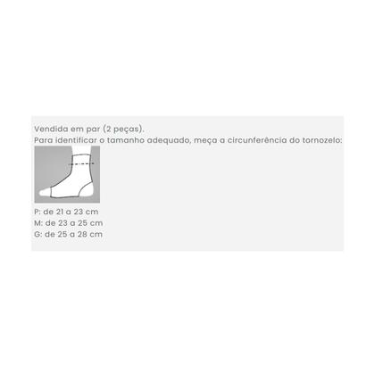Imagem de Tornozeleira Compressão Elastica Ortopedica Mercur