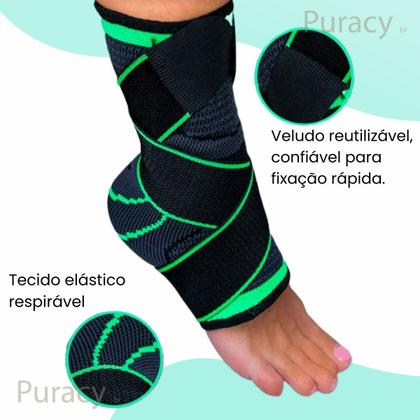 Imagem de Tornozeleira De Compressão Tensor Para Tornozelo Premium