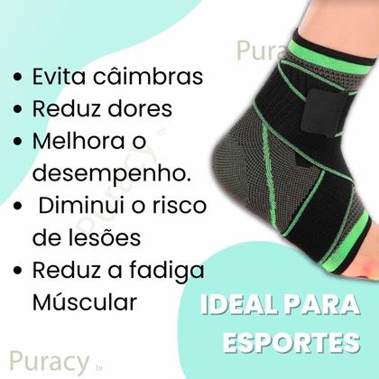 Imagem de Tornozeleira De Compressão Tensor Para Tornozelo Premium