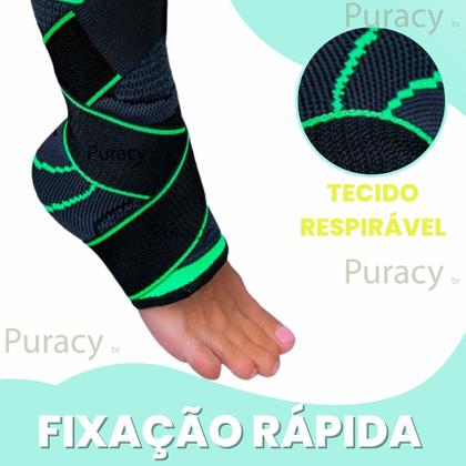 Imagem de Tornozeleira De Compressão Tensor Para Tornozelo Premium
