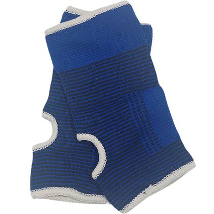 Imagem de Tornozeleira Elástica de Compressão Contusões e Prevenção Tamanho Único Basic Line - 1 Par - MbFit