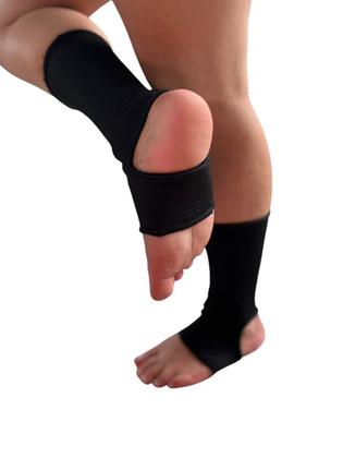 Imagem de Tornozeleira elástica de compressão ortopédica Cano Longo Triatleta