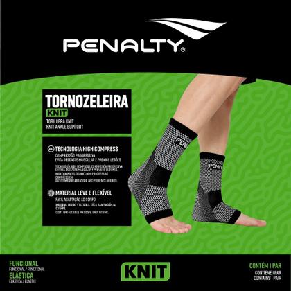 Imagem de Tornozeleira Esportiva Futebol De Compressão Elástica em Knit Penalty XXII 654057