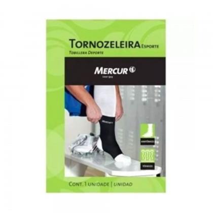 Imagem de Tornozeleira Neoprene Curta Preta Ref B060045Bs Mercur