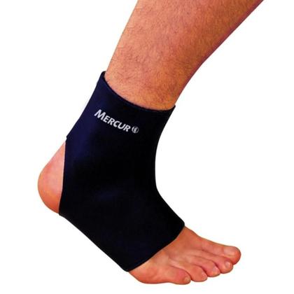 Imagem de Tornozeleira Neoprene Exercício Preta Esporte Mercur