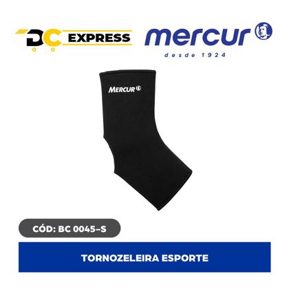 Imagem de Tornozeleira Neoprene Exercício Preta Esporte Mercur