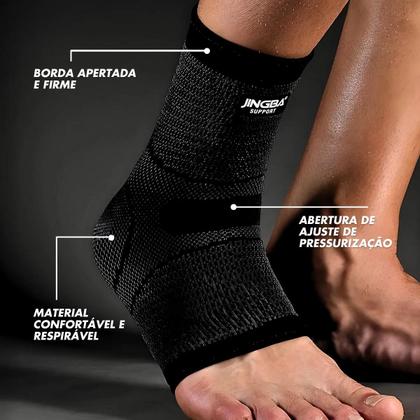 Imagem de Tornozeleira Ortopédica Compressão Estabilizadora Elástica