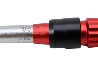 Imagem de Torquimetro de Estalo encaixe 1/4 Torque 2 A 20 Nm Modelo Mini com Certificado de calibração