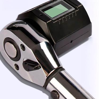 Imagem de Torquímetro Digital 1 2 com Adaptadores 1 4 e 3 8 13.5 135 N m 2 Tela Iluminada Alerta Sonoro Visual