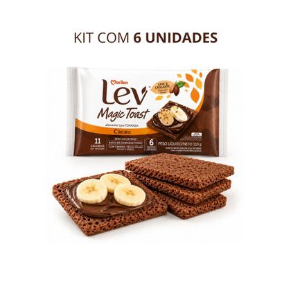 Imagem de torrada lev magic toast 110g cacau marilan Kit 6 Unidades