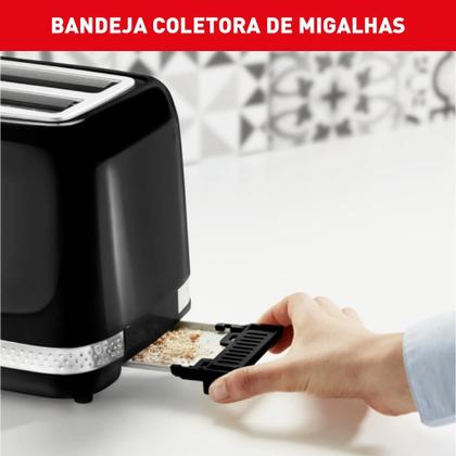 Imagem de Torradeira Arno Soleil com 7 níveis de tostagem Preta SPTO