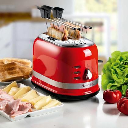 Imagem de Torradeira Elétrica Ariete Moderna Vermelha 2 Fatias 6 Níveis 750W 220V - Modelo 149