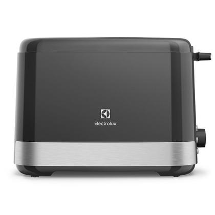 Imagem de Torradeira Elétrica ETS 10 Efficient Com 8 Níveis de Tostagem Inox Preto Electrolux