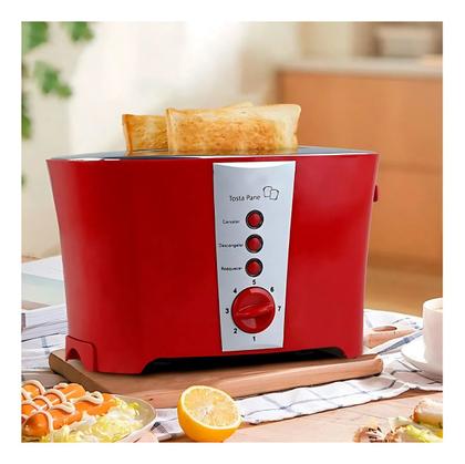 Imagem de Torradeira Elétrica Tostador Aquecedor Pão De Forma 7 Níveis