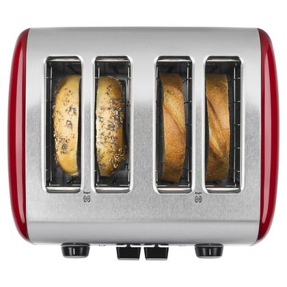 Imagem de Torradeira KitchenAid 4 Fatias com Alavanca Manual de Alta Elevação - Modelo KMT4115