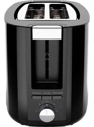 Imagem de Torradeira Oster Otor 650 Simple Life preta com 650w de potência e 7 níveis de tostagem