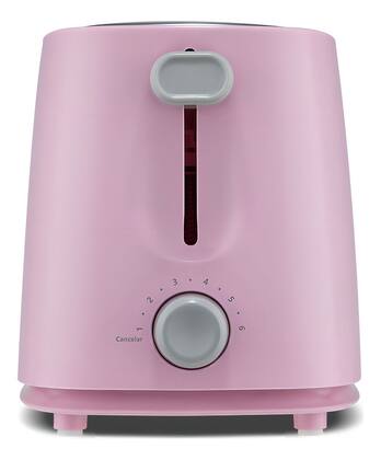 Imagem de Torradeira Rosa Britânia 6 Níveis De Tostagem 750w