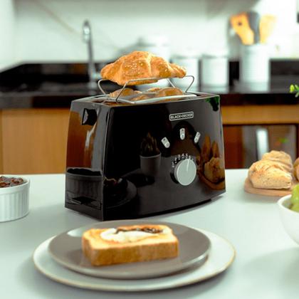 Imagem de Torradeira Tostador De Pão 7 Niveis Black Decker 800w Cor Preto
