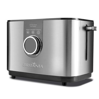 Imagem de Torradeira touch britania inox 7 temperaturas 850w 220v
