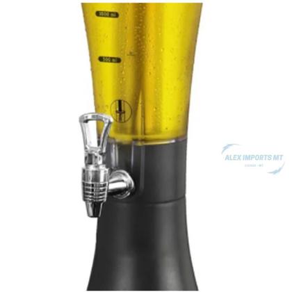 Imagem de Torre Chopp 3,5 Litros Com Refil Conserva Bebida De Bares