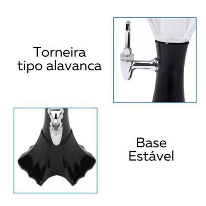 Torre Chopp Chopeira Gelado Choppeira 2,0lt Resfriador Led - MAF Imagem de Torre Chopp Chopeira Gelado Choppeira 2,0lt Resfriador Led