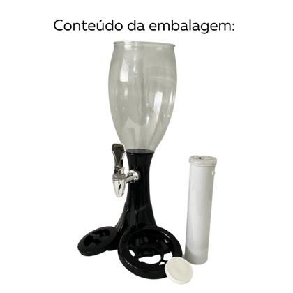 Torre Chopp Chopeira Gelado Choppeira 2,0lt Resfriador Led - MAF Imagem de Torre Chopp Chopeira Gelado Choppeira 2,0lt Resfriador Led