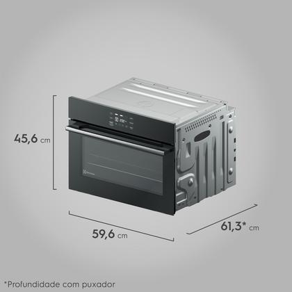 Imagem de Torre de Cocção com Micro-ondas de Embutir 34L Preto (ME3BP) + Forno de Embutir Elétrico 50L (OE5EA) Electrolux