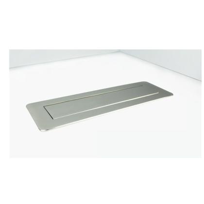 Imagem de Torre de Embutir Linear PowerDock H1-I com 03 Tomadas 20A e 02 USB Níquel Escovado Hafele