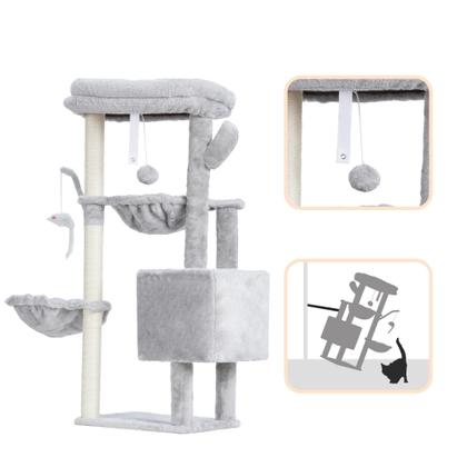 Torre de Gato Heybly HCT006SW - Arranhador Cinza Imagem de Torre de Gato Heybly HCT006SW - Arranhador Cinza
