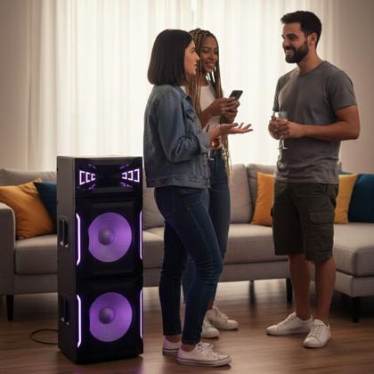 Imagem de Torre de Som Philco Extreme PCX30000 Ex Bass Flash Lights 2500W RMS Bivolt