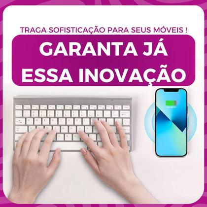 Imagem de Torre De Tomada Automática C/ Carregado Wirelesr Usb Preta