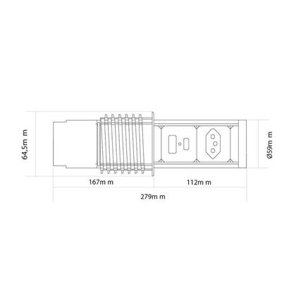 Imagem de Torre de Tomada Automática com 1 Tomada + 2 Usb + Carregamento Wireless