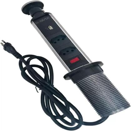 Imagem de Torre De Tomadas Multiplug com 2 tomadas Usb + Usb C