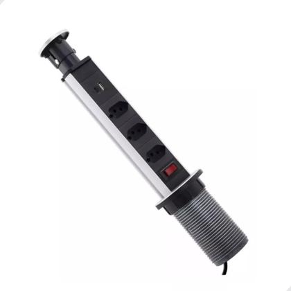 Imagem de Torre de tomadas para bancada multiplug 3 tomadas - OI-TO121