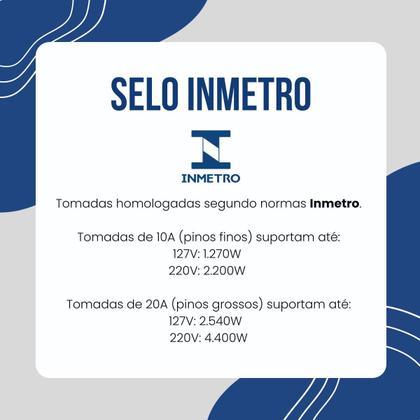 Imagem de Torre Multiplug Automático 2 Tom 10a + 3 usb 5.2A + Indução