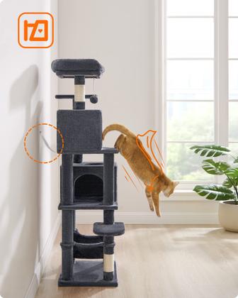 Imagem de Torre para Gatos Feandrea - Arranhador com Cat Tree