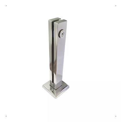 Imagem de Torre Pinça Inox 304 30cm 1 Furo Guarda Corpo Polida