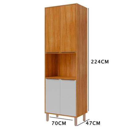 Imagem de Torre Quente Divina 70 cm 1 Forno 4 Portas - Cinamomo/Off White