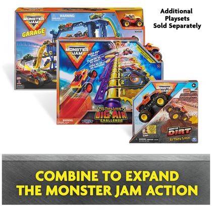 Imagem de Torres Monster Jam Garage Playset Coveiro Monster Truck, Luzes e Sons +3 anos